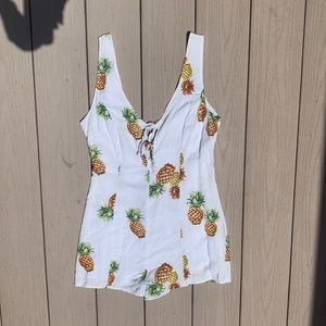 Wild honey pineapple romper